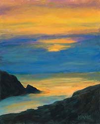 Monhegan Sunset - click to view larger image...